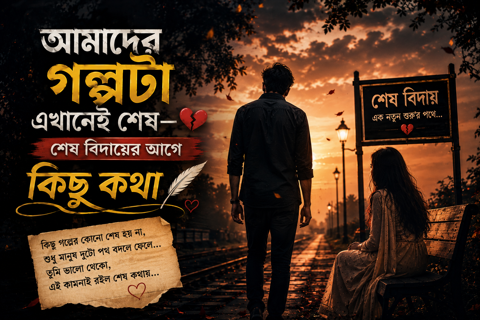 আমাদের গল্পটা এখানেই শেষ